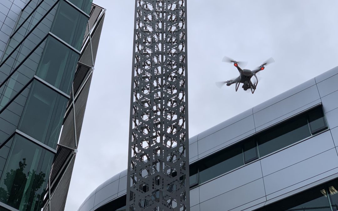 ObjektCare uses Drones to deliver fast and accurate Sculpture Surveying